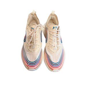 APL Streamline V Running Shoes Womens Size 7 Cream Multi Stripe Athletic Sneaker